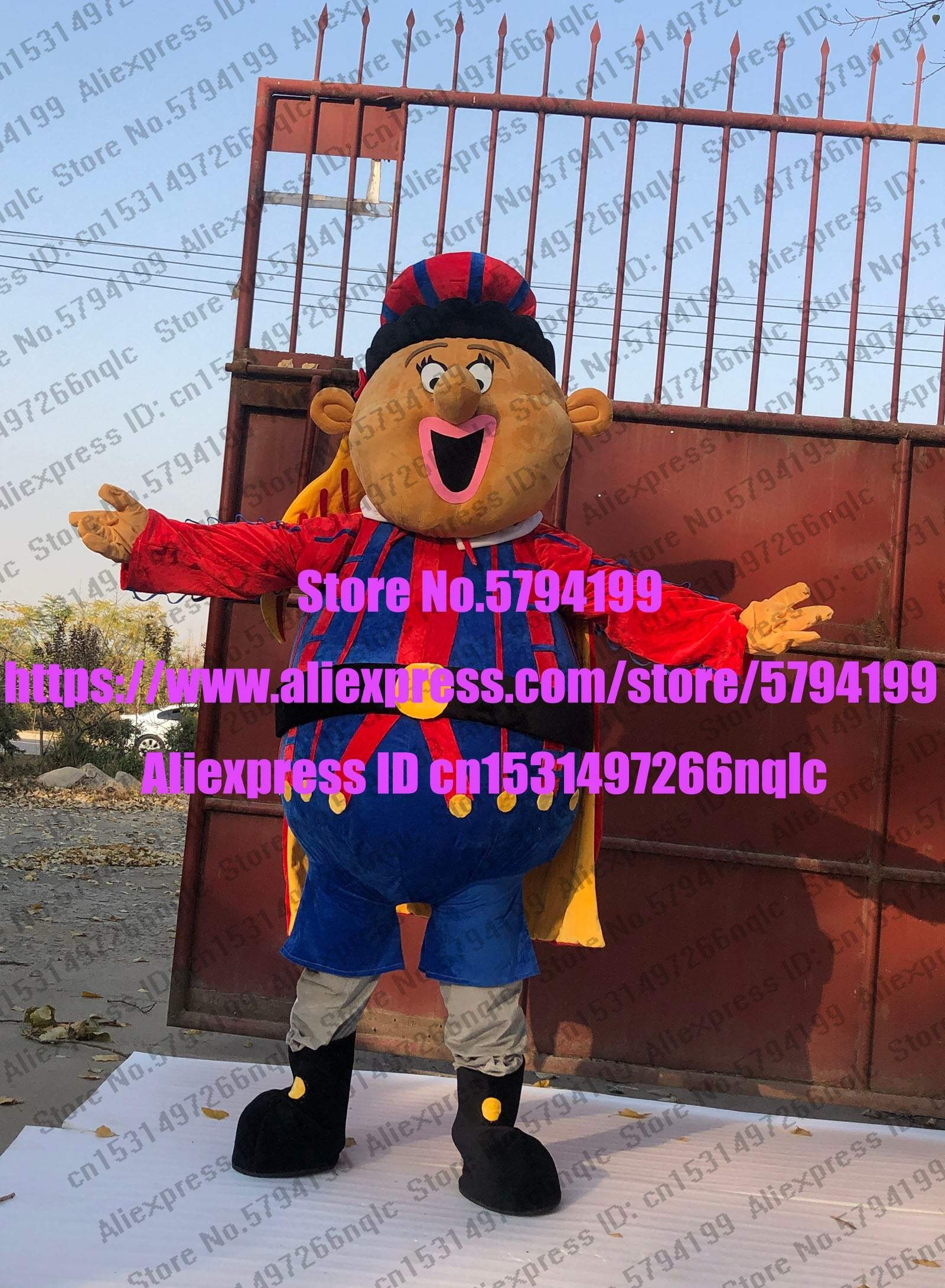 3-D Eyes big fat lady woman AD earl mascot Suit Costume  Party Carnival Birthday Gift CERAPUR EU Zwarte Piet Adult Cartoon -  by FurryMascot -