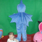 !!! Blue Plush Dragon Mascot Costume with Zipper Closure Adult Cosplay Costume Advertising Carnival Halloween -  by FurryMascot -