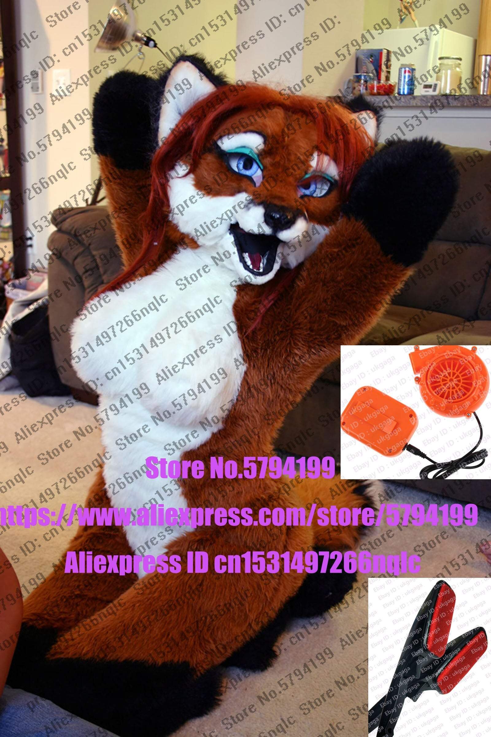 CATWOMEN CAT LADIES MISS FOX HUSKY Dog Wolf Furry Fursuit  Suit Costume Cosplay Animal Party Fancy Dress Carnival Birthday Gift -  by FurryMascot -