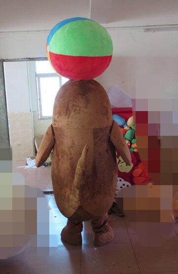 Brown Sea Lion Mascot Costume Suit Cosplay Party Game Fancy Dress Outfits Advertising Carnival Halloween Easter Festival Adults -  by FurryMascot -