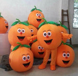 Advertising Navel Orange Mascot Fruit Costume Halloween Party Fancy Dress Outfit Apparel Cartoon Character Birthday Clothes Gift -  by FurryMascot -