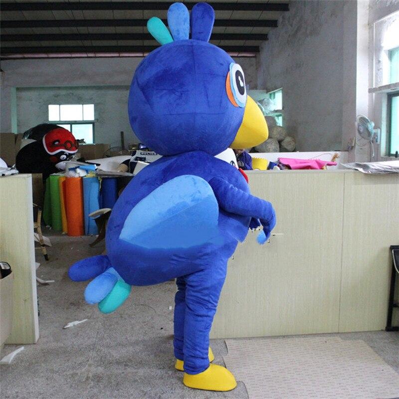 Blue Bird Mascot Costume Suit Cosplay Party Game Fancy Dress Outfit Advertising Promotion Carnival Halloween Adult Christmas New -  by FurryMascot -