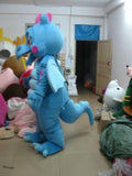 Blue Dragon Mascot Costume Suits Cosplay Party Game Dress Outfits Christmas Xmas -  by FurryMascot -