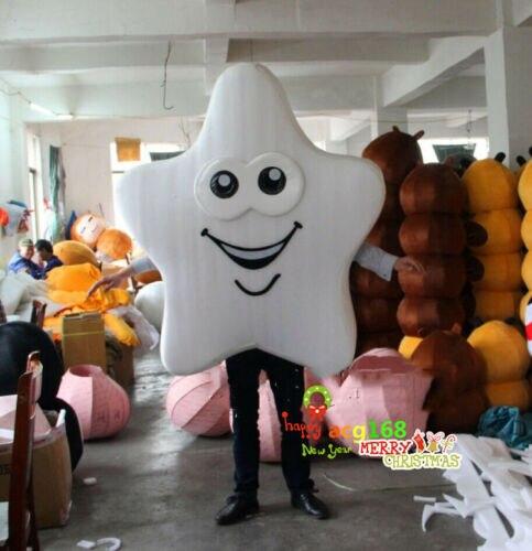 Adversting Hot Blue Star Mascot Costume Dress Cosplay Outfit Theater Party Suit -  by FurryMascot -