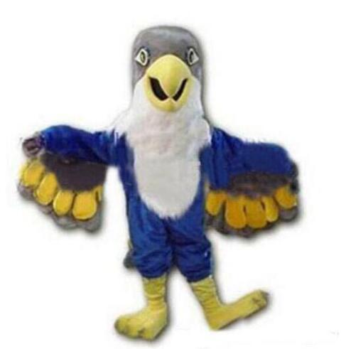 2019 New Custom made Blue Falcon Mascot Costume Cartoon Character Eagle Bird Mascotte Mascota Outfit Suit Fancy Dress Suit olome -  by FurryMascot -