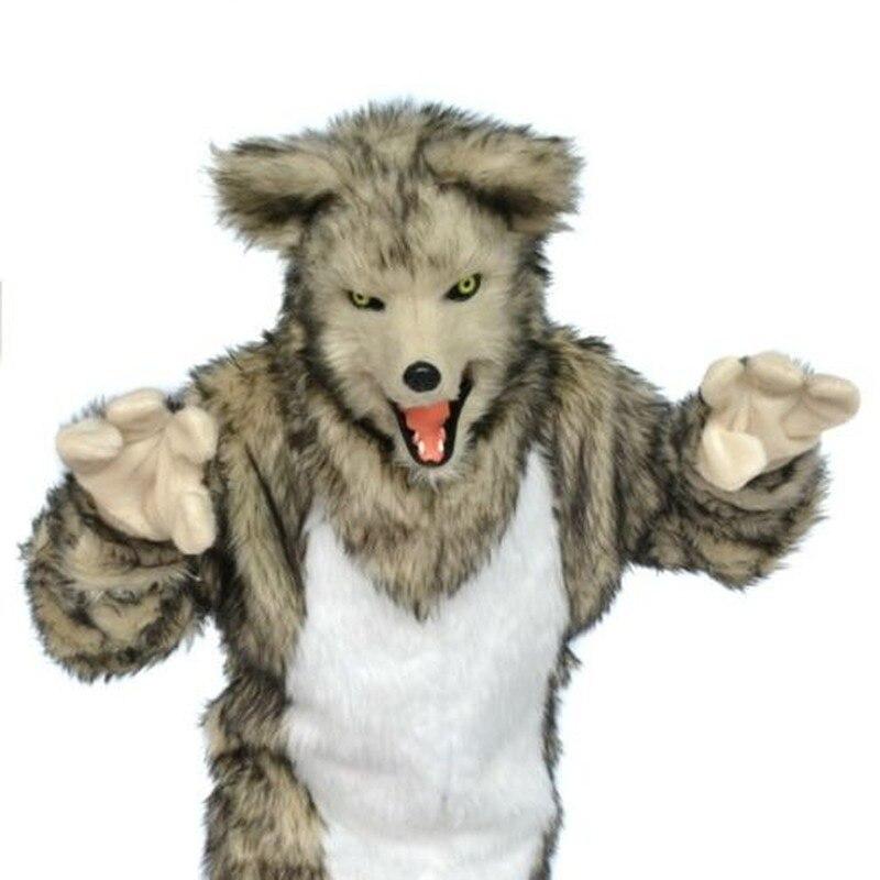Can Move Mouth Wolf Mascot Costume Fursuit Cosplay Fancy Dress Animal Halloween Unisex Cosplay Hallowen Christmas Gifts -  by FurryMascot -