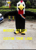 Black Rooster Mascot Costume Cosplay Party Game Dress Outfit Halloween Fancy New -  by FurryMascot -