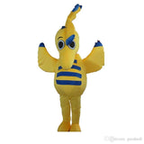 Big Cute High Quality Ocean hippocampus Furry Polar Cartoon Mascot Costume Party Fancy Dress Adult Size Free Shipping hot -  by FurryMascot -