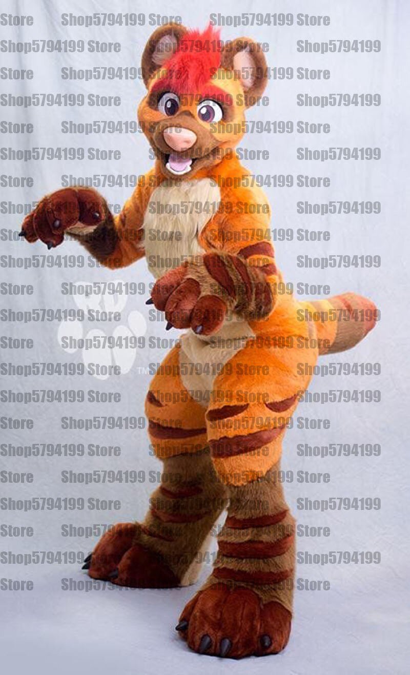 Customised  #W4 HUSKY Dog Furry Fursuit  Suit Mascot Costume Cosplay Animal Party Fancy Dress Carnival Birthday Gift -  by FurryMascot -