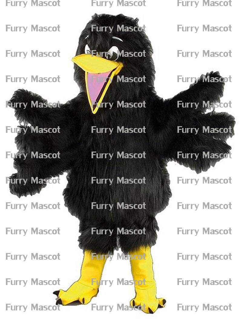 Black Bird  Christmas Cosplay Unisex Cute Newly Mascot Costume Suit Cosplay Party Game Dress Outfit  Adult  Gift A+ -  by FurryMascot -