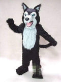 Black Wolf Husky Dog Fursuit Mascot Costume Suits Cosplay Party  Dress Clothing Promotion Carnival Halloween Xmas Easter Adults -  by FurryMascot -