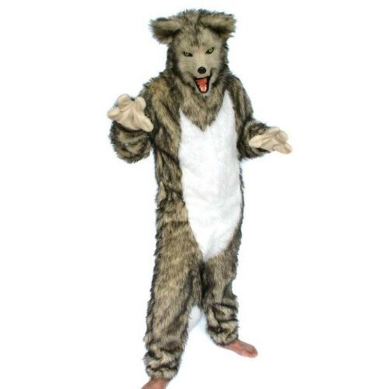 Can Move Mouth Wolf Mascot Costume Fursuit Cosplay Fancy Dress Animal Halloween Unisex Cosplay Hallowen Christmas Gifts -  by FurryMascot -