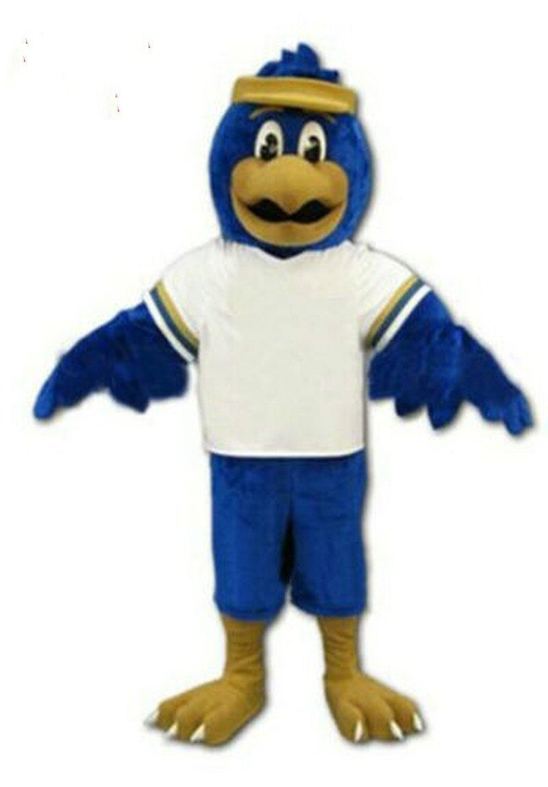 Blue Falcon Mascot Costume NEW Suits ** Dress Outfits Clothing Halloween Unisex Hallowen Christmas Gift -  by FurryMascot -