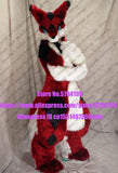 Professionelle beste Qualität auf Ali Birthday Party Red Fox Komplettes Kostüm Furry Cosplay Kostüm Weihnachten Erwachsene Größe