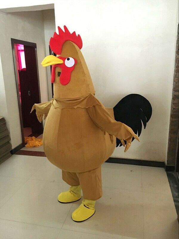 Black Rooster Mascot Parade Costume Festive Party Fancy Dress Adult Outfit Suits -  by FurryMascot -