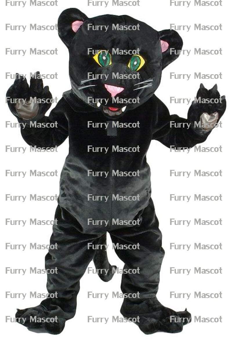 Black Panther (k4) Christmas Cosplay Unisex Cute Newly Mascot Costume Suit Cosplay Party Game Dress Outfit  Adult  Gift A+ -  by FurryMascot -