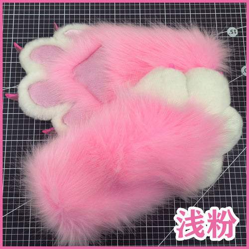 兽装fursuit成品爪子 猫爪子手套 兽装爪子 现货防狐毛可穿戴兽爪 -  by FurryMascot -