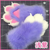 兽装fursuit成品爪子 猫爪子手套 兽装爪子 现货防狐毛可穿戴兽爪 -  by FurryMascot -