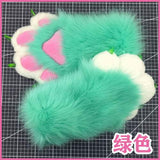 兽装fursuit成品爪子 猫爪子手套 兽装爪子 现货防狐毛可穿戴兽爪 -  by FurryMascot -