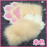 兽装fursuit成品爪子 猫爪子手套 兽装爪子 现货防狐毛可穿戴兽爪 -  by FurryMascot -