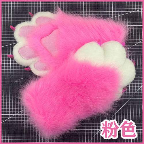 兽装fursuit成品爪子 猫爪子手套 兽装爪子 现货防狐毛可穿戴兽爪 -  by FurryMascot -