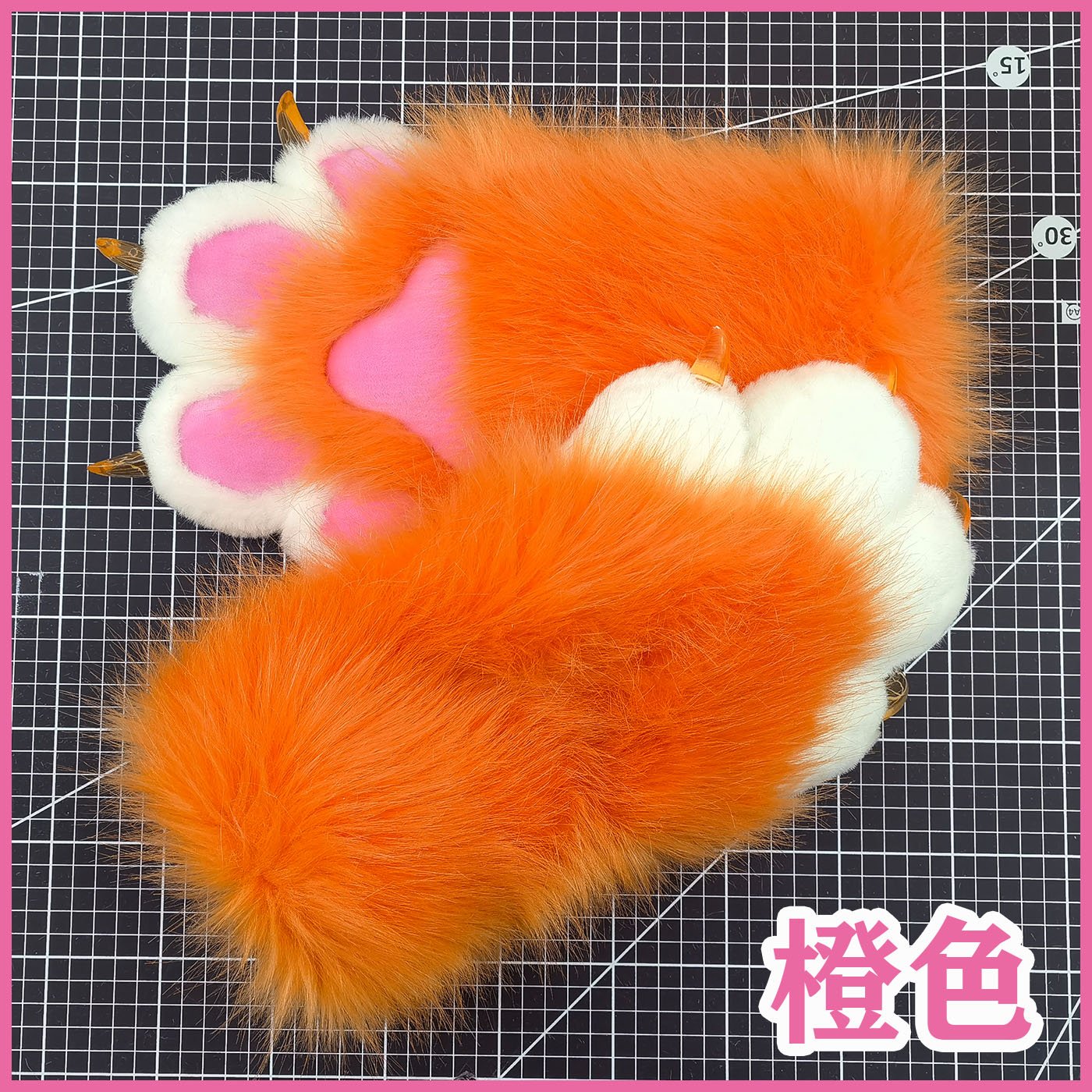 兽装fursuit成品爪子 猫爪子手套 兽装爪子 现货防狐毛可穿戴兽爪 -  by FurryMascot -