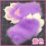 兽装fursuit成品爪子 猫爪子手套 兽装爪子 现货防狐毛可穿戴兽爪 -  by FurryMascot -