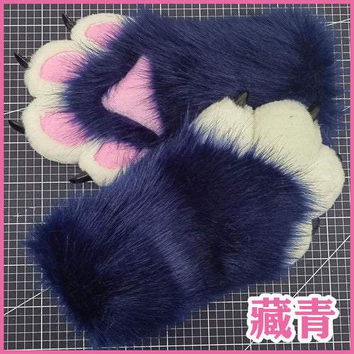 兽装fursuit成品爪子 猫爪子手套 兽装爪子 现货防狐毛可穿戴兽爪 -  by FurryMascot -