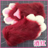 兽装fursuit成品爪子 猫爪子手套 兽装爪子 现货防狐毛可穿戴兽爪 -  by FurryMascot -