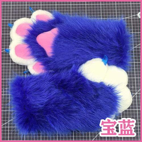 兽装fursuit成品爪子 猫爪子手套 兽装爪子 现货防狐毛可穿戴兽爪 -  by FurryMascot -