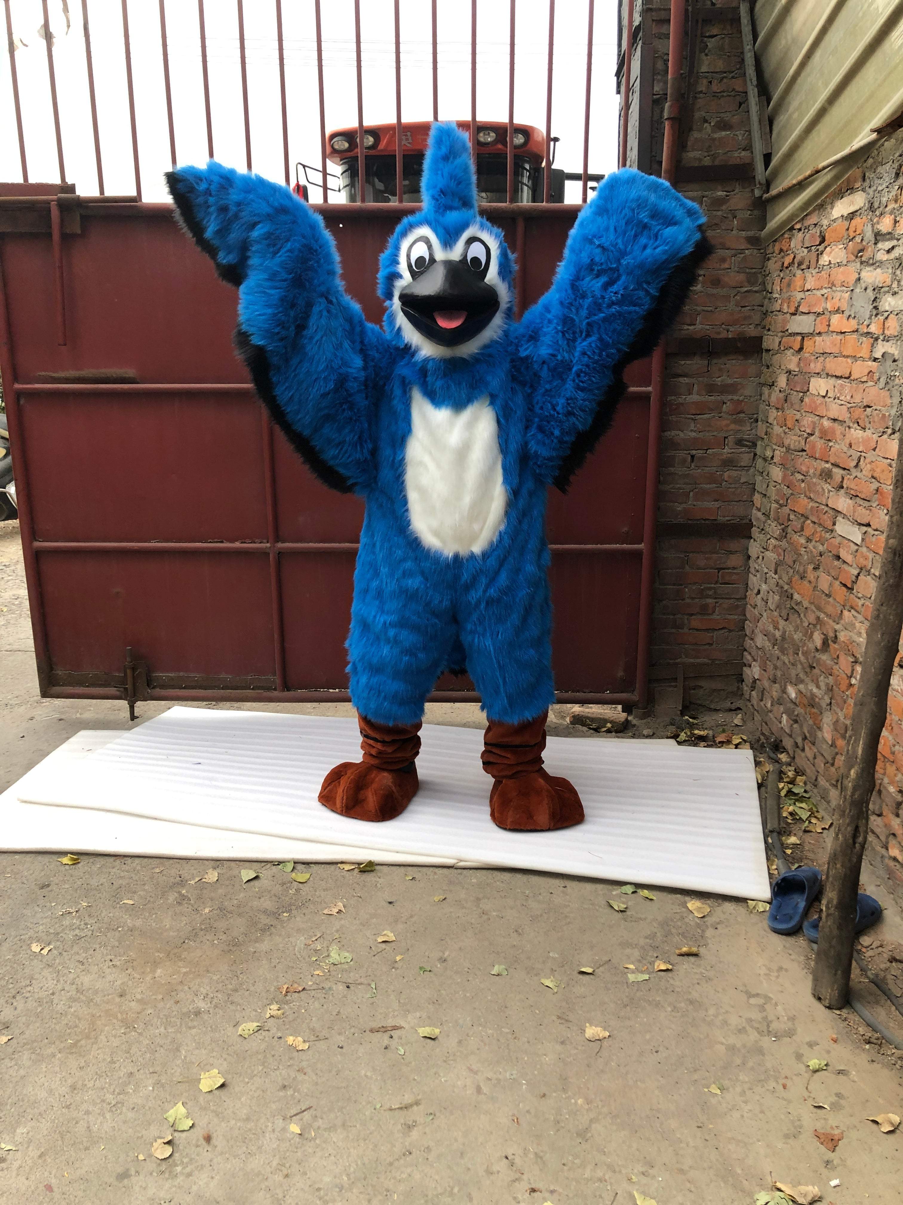 100% ORIGINAL PHOTO 3D Eyes Grouse Cosplay Unisex Cute Newly Mascot Costume Mascotte Suit Cosplay Party Game Dress Outfit  Adult Hallowen Gift A+ -  by FurryMascot -