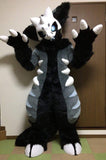 100% ORIGINAL PHOTO 3D Eyes Black Dragon Huksy Dog Fursuit Teen Costumes Child Full Furry Suit Fursona Kigurumi Digitigrade Anime full suit With Head -  by FurryMascot -