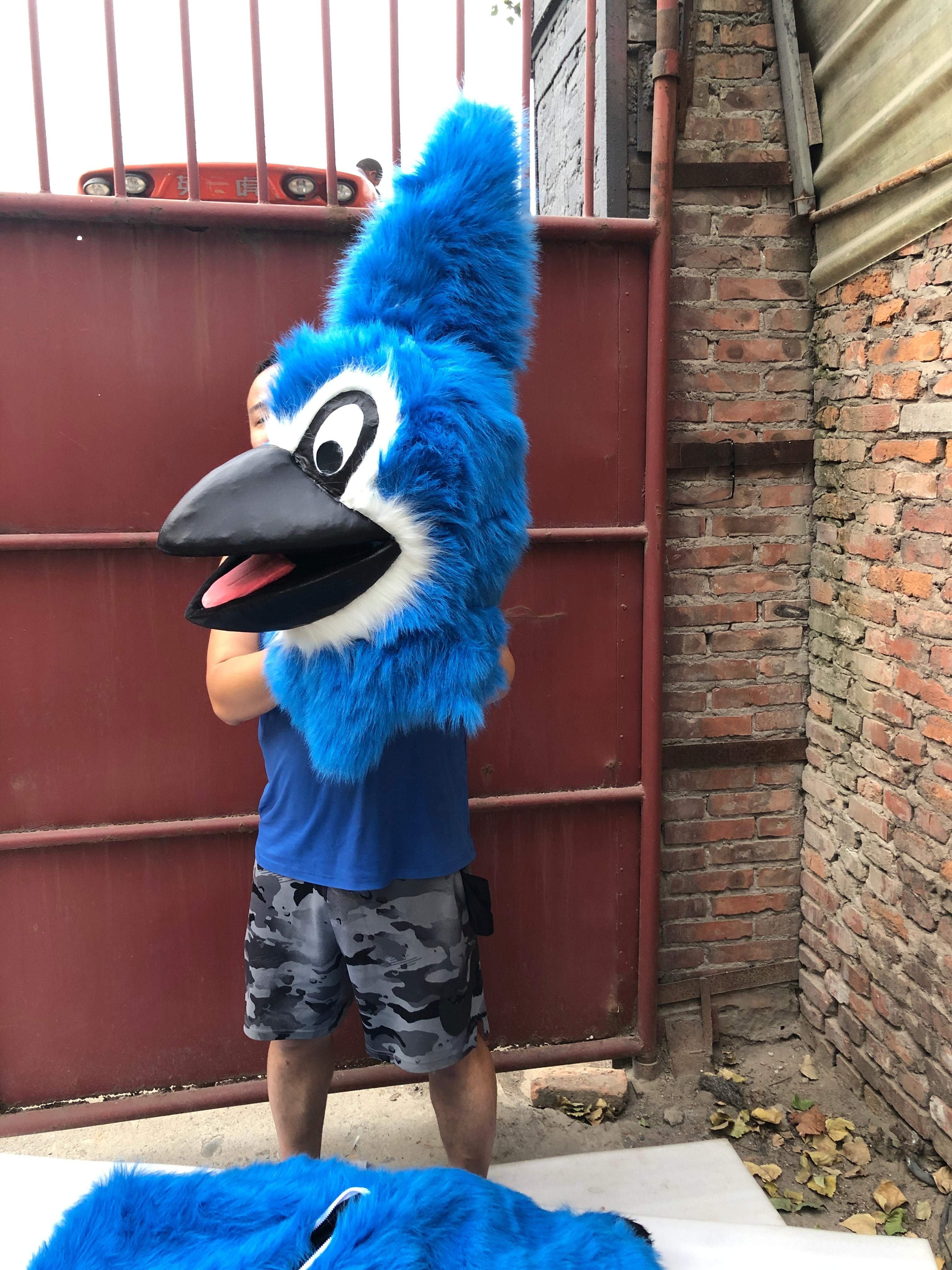 100% ORIGINAL PHOTO 3D Eyes Grouse Cosplay Unisex Cute Newly Mascot Costume Mascotte Suit Cosplay Party Game Dress Outfit  Adult Hallowen Gift A+ -  by FurryMascot -