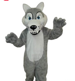Affordable Grey Wolf Mascot Costumes Adult Carnival Party With Suit