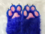 1Pair Custom Handmade Beast Fursuit Cosplay Beast Claw Hand Foot Nails Covers  Soft Anime Plush Cosplay  Costume Accessories -  by FurryMascot - 
