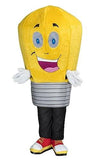 FurryWu Studio New Light Bulb Mascot Ape Mascot Costume Adult Size Mascotte Mascota Carnival Party Cosply Costume Fancy Dress Suit -  by FurryMascot - 