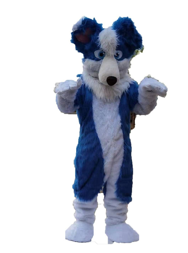 FurryMascot Kemono Eyes Fursuit Teen Costumes Furry Husky Wolf Dog Fox Cat Suit Costume new