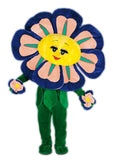 FurryWu Studio New Blue Flower Sunflower Mascot Costume Adult Size Mascotte Mascota Carnival Party Cosply Costume Fancy Dress Suit -  by FurryMascot - 