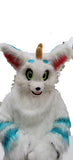 WHITE Fursuit Husky Dog FOX CAT WOLF Fullsuit Teen Costumes Child Full Furry Suit Furries Anime Digitigrade Costume Legs