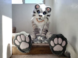 FurryWu Studio Japan Kemono Kawaii Cheetahs Tiger Cat Fursuit Teen Costumes Caribou Full Furry Suit Fursona Kigurumi Digitigrade Anime -  by FurryMascot - 