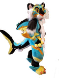 Kemono Eyes Tiger Fish Plantigrade Bodysuit Fursuit Fullsuit Teen Costumes Child Full Furry Husky Wolf Dog Fox Cat Suit Furries Anime Digitigrade Costume Bent Legs -  by FurryMascot - 