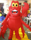 FurryMascot Halloween Party The Little Mermaid Crab Mascot Costume Suits Cosplay Party Dress Outfit Fursuit Interesting Apparel Cartoon
