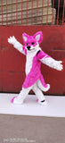 FurryWu Studio Pink Rose Huksy Dog Fursuit Fullsuit Teen Costumes Child Full Furry Suit Furries Anime Costume Custom Note pls -  by FurryMascot - 