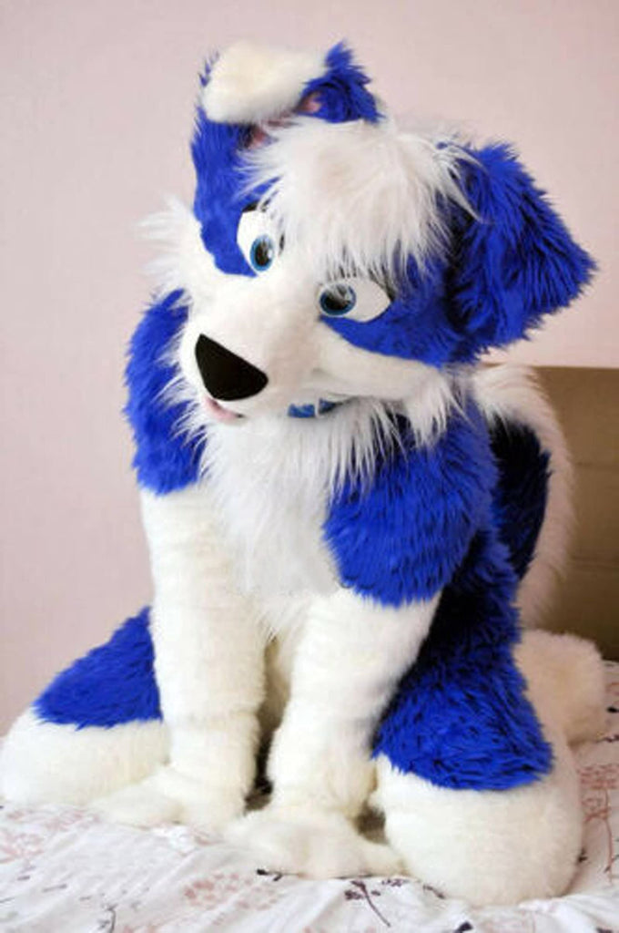 Royal Blue Dog Fursuit Fullsuit Teen Costumes Full Furry Suit Furries ...