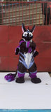 Original FurryMascot Furry Dragon Cat Huksy Dog Fursuit Teen Costumes Full Furry Suit Furries Anime Digitigrade Costume Bent Legs Angel Dragon, Black,blue,white, S,M,L,XL,XXL,XXXL (F99kkj458) -  by FurryMascot - 