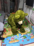 FurryWu 100% ORIGINAL PHOTO Green Grizzly Bear Mascot Costumes For Adult
