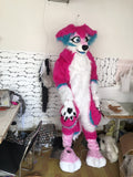 FurryWu Studio 100% 実物写真 FurryWu ジャッカロープ クッカー スパニエル ハクシー 犬用ファースーツ ティーンコスチューム 子供用 フルファースーツ ファーソナ 着ぐるみ 趾行性アニメ