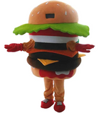 Big Hamburger Mac Beef Burger Mascot Costumes Party Suit