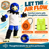 Premium Team Sports Mr. Barrelman Cheerleading Bernie Brewer Mascot Costumes School Games Sporting Events Pep Rally