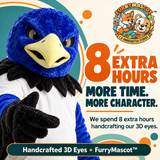 Premium Team Sports Mr. Barrelman Cheerleading Bernie Brewer Mascot Costumes School Games Sporting Events Pep Rally